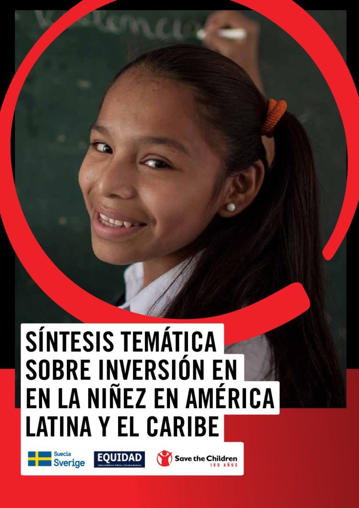 Síntesis temática sobre inversión en en la niñez en América Latina y el Caribe