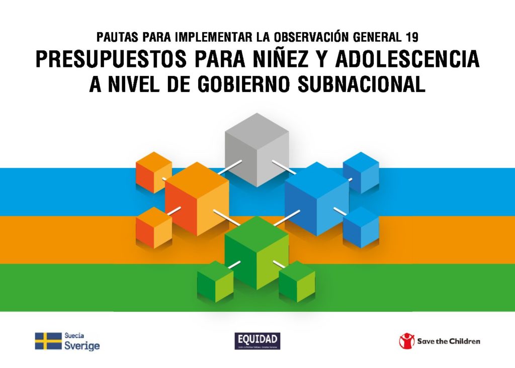 Presupuesto para niñez y adolescencia a nivel de gobierno subnacional